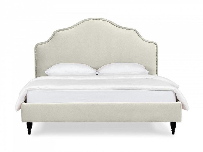 Кровать Queen II Victoria L 160х200 молочного цвета - купить Кровати для спальни по цене 63090.0