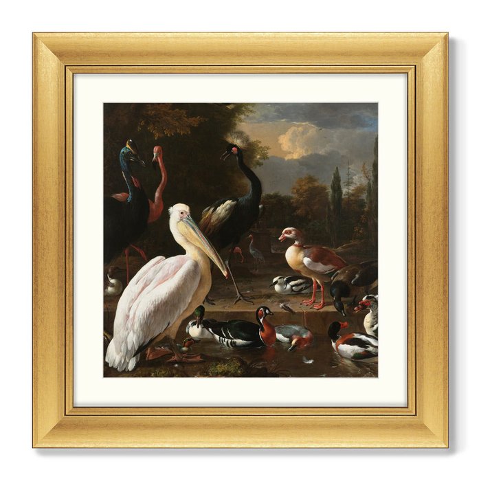 Репродукция картины Плавающее перо 1680 г. - купить Картины по цене 13799.0