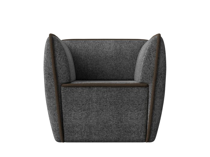 Кресло Бергамо серого цвета - купить Интерьерные кресла по цене 22999.0
