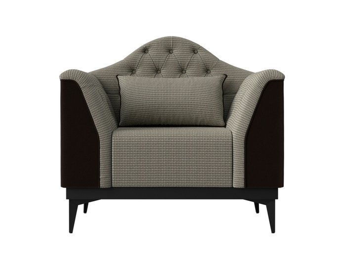 Кресло Флорида коричнево-бежевого цвета - купить Интерьерные кресла по цене 31999.0