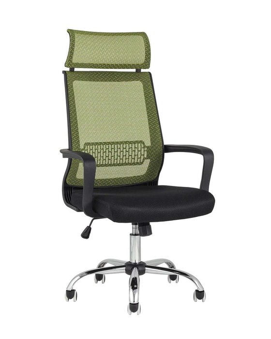 Кресло офисное Top Chairs Style зеленого цвета