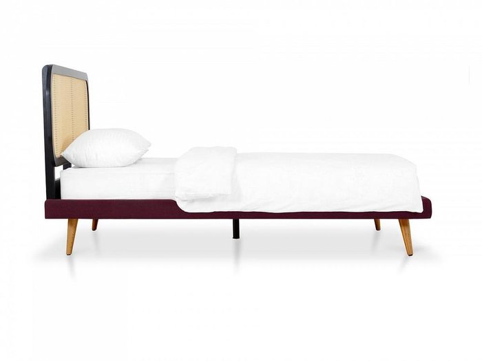 Кровать Male 160х200 фиолетово-бежевого цвета - лучшие Кровати для спальни в INMYROOM