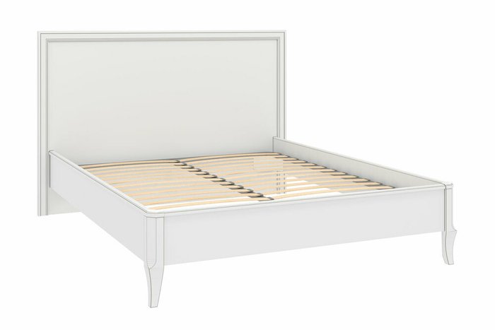 Кровать Онтарио 180х200 серо-белого цвета - лучшие Кровати для спальни в INMYROOM