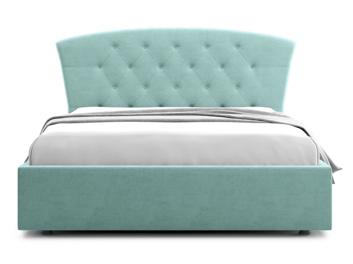 Кровать Premo 140х200 бирюзового цвета с подъемным механизмом - купить Кровати для спальни по цене 42100.0