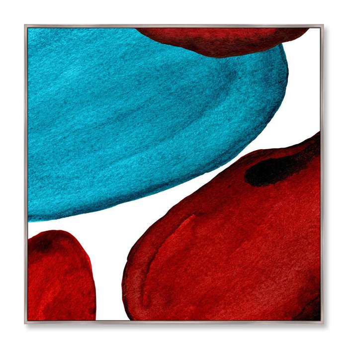 Репродукция картины на холсте Forms and colors, composition No16 - купить Картины по цене 29999.0