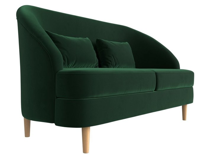 Диван Атико темно-зеленого цвета - лучшие Прямые диваны в INMYROOM