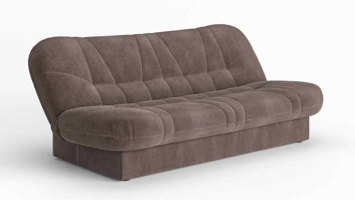 Диван-кровать Диана-Тerdr коричневого цвета - купить Прямые диваны по цене 44991.0