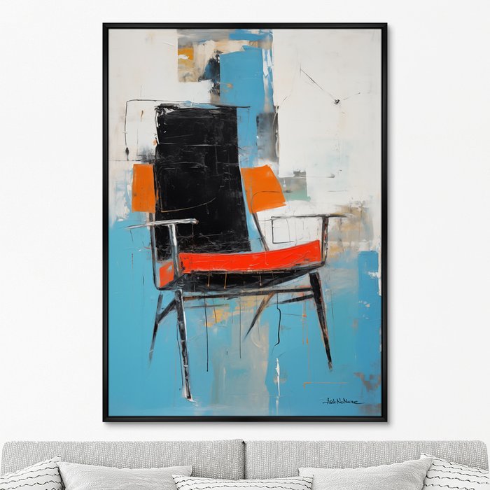 Репродукция картины Chair collection, No 2, 2024г. - купить Картины по цене 24999.0