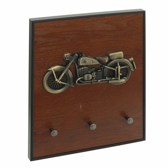 Ключница Мотоцикл коричневого цвета - купить Ключницы по цене 3371.0