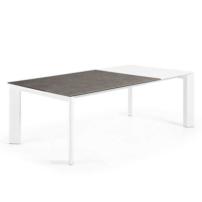 Раздвижной обеденный стол Atta L коричневого цвета - лучшие Обеденные столы в INMYROOM