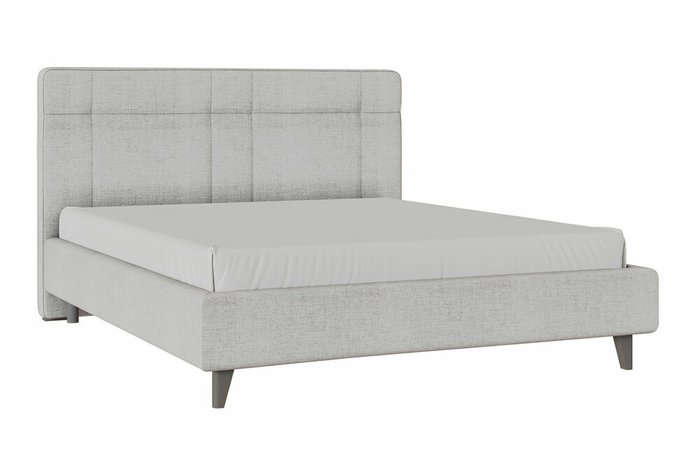 Кровать Вита 160х200 серо-бежевого цвета - купить Кровати для спальни по цене 79490.0