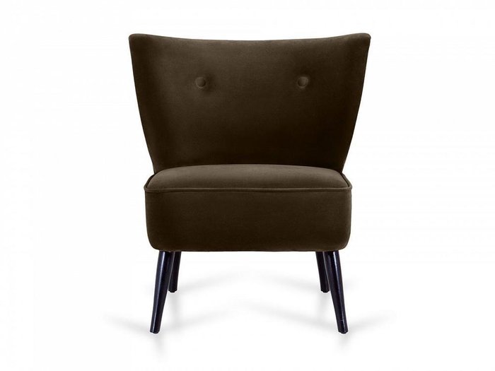 Кресло Modica темно-коричневого цвета  - купить Интерьерные кресла по цене 25020.0