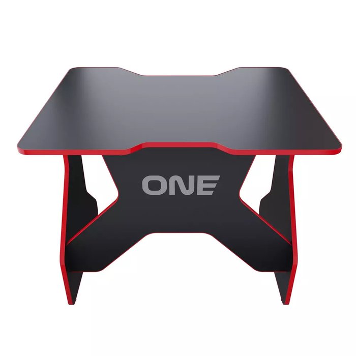 Игровой компьютерный стол One черно-красного цвета