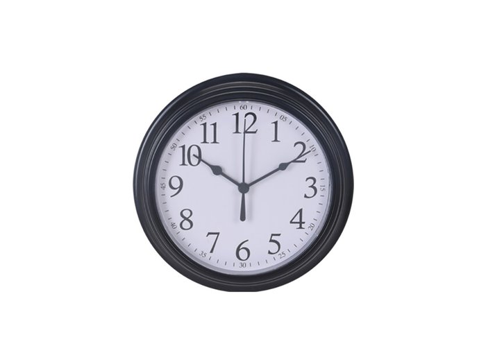 Часы настенные Ticker черного цвета