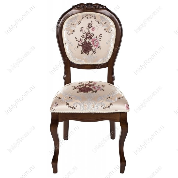 Стул Eman из массива гевеи и ткани - купить Обеденные стулья по цене 8460.0