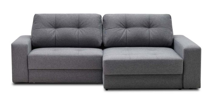 Угловой диван-кровать Сити серого цвета - купить Угловые диваны по цене 46130.0