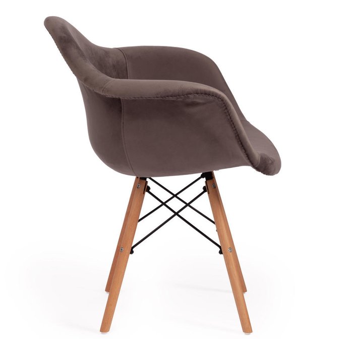 Комплект из четырех стульев Cindy коричневого цвета - лучшие Обеденные стулья в INMYROOM