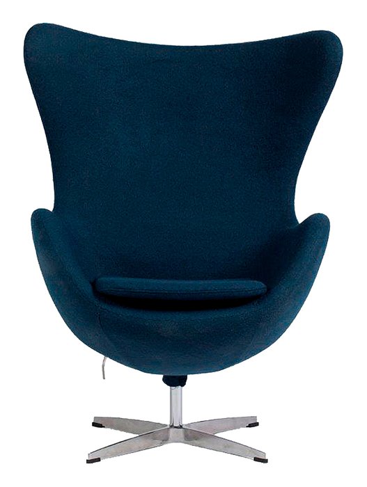 Кресло Egg Chair синего цвета