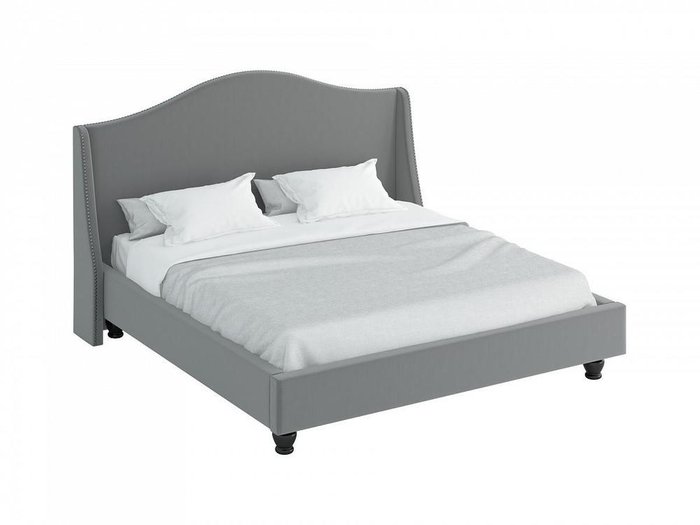 Кровать Soul 200х200 серого цвета