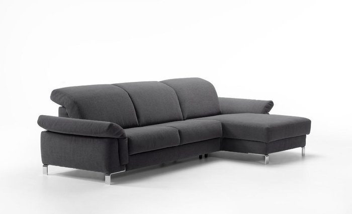Угловой диван Helena серого цвета - купить Угловые диваны по цене 391937.0