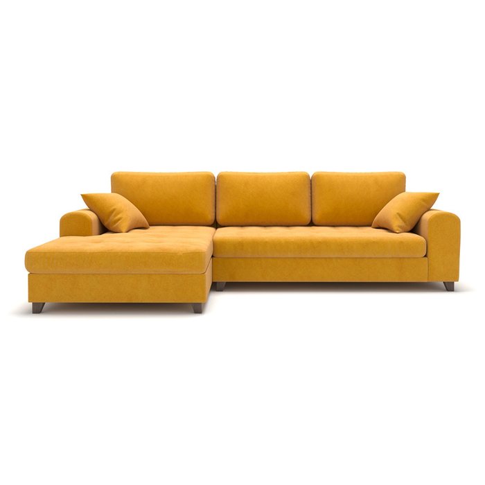 Диван-кровать Vittorio MT угловой желтого цвета - купить Угловые диваны по цене 117500.0