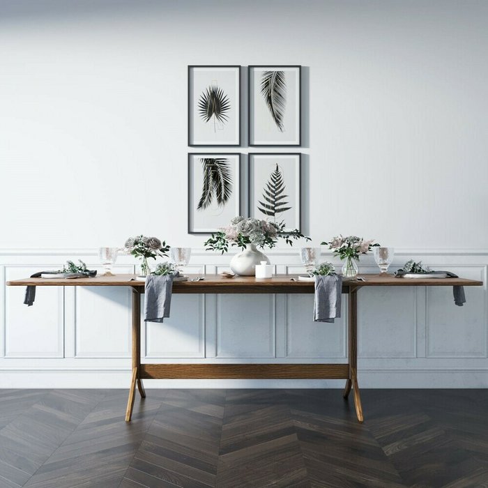 Обеденный стол Andersen коричневого цвета - купить Обеденные столы по цене 100751.0