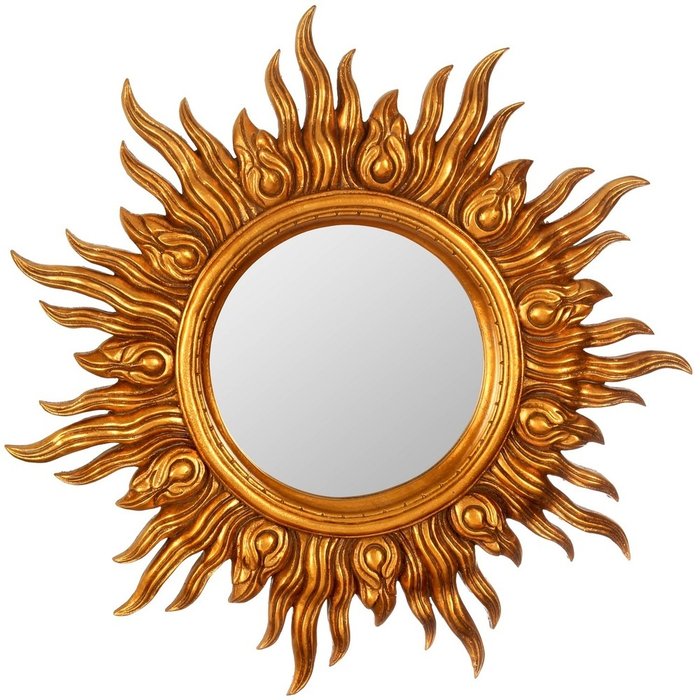 Настенное Зеркало-солнце Alcor Gold 