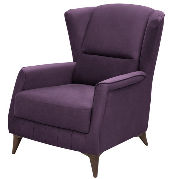 Кресло Эшли фиолетового цвета