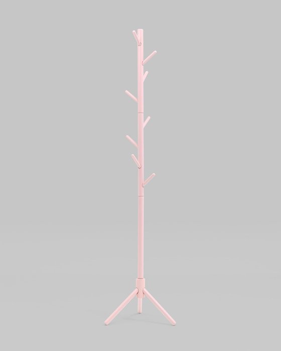 Вешалка напольная Hook розового цвета - купить Напольные вешалки по цене 3579.0