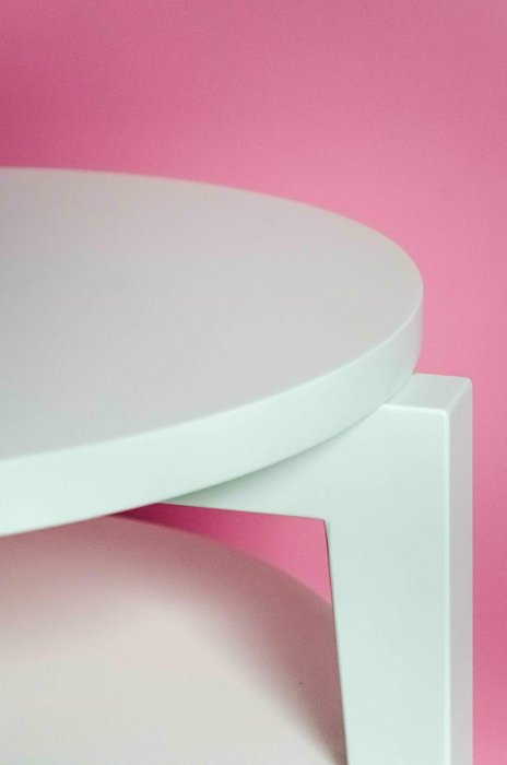 Кофейный стол Aster Low белого цвета - лучшие Кофейные столики в INMYROOM
