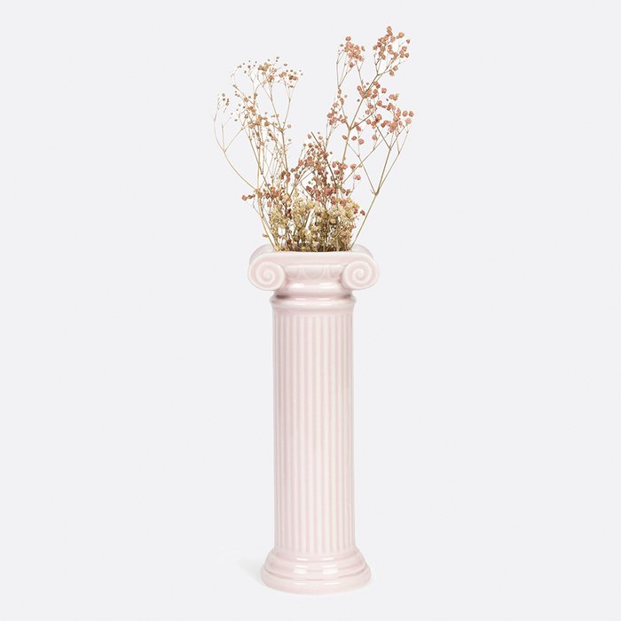 Ваза для цветов Athena розового цвета - купить Вазы  по цене 3500.0