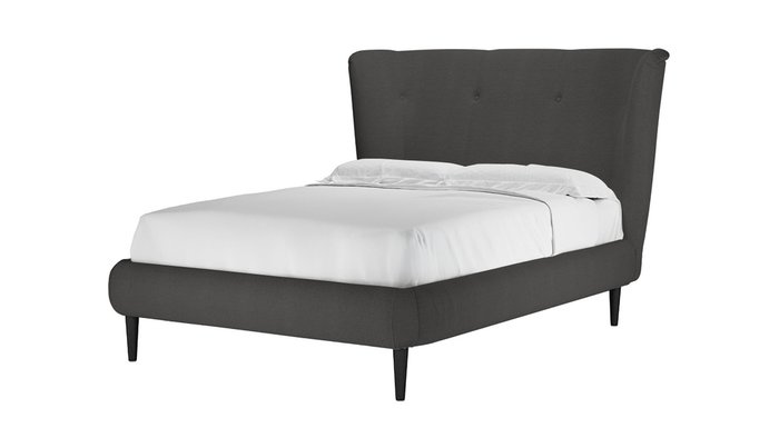 Кровать Дублин 180х200 темно-серого цвета - купить Кровати для спальни по цене 62000.0
