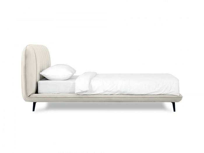 Кровать Amsterdam 160х200 светло-серого цвета - лучшие Кровати для спальни в INMYROOM