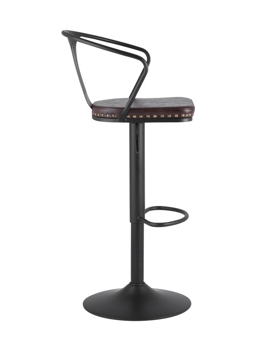Стул барный Tolix Arms Soft черного цвета - купить Барные стулья по цене 9620.0
