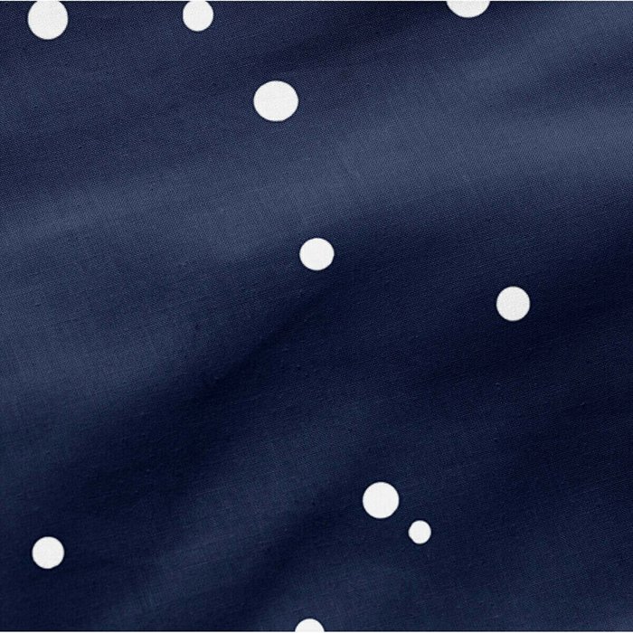 Простынь нижняя Blanc Cosmos 180x200 темно-синего цвета - лучшие Простыни в INMYROOM