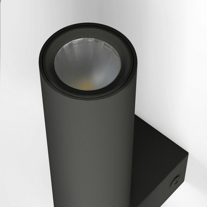 Настенный светодиодный светильник Pitch черно-латунного цвета - лучшие Бра и настенные светильники в INMYROOM