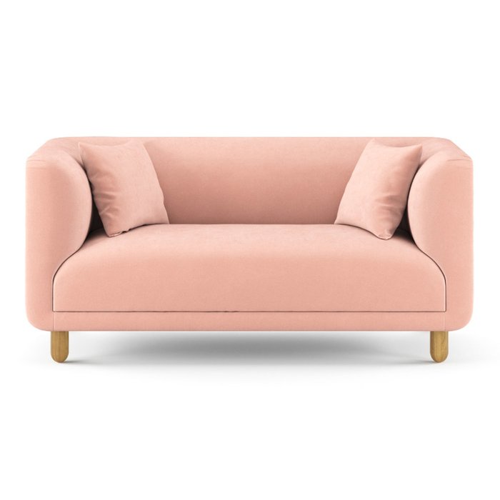 Двухместный диван Tribeca розового цвета - купить Прямые диваны по цене 66200.0