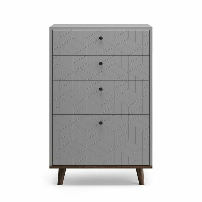 Высокий комод Twin TW020 серого цвета - купить Комоды по цене 72900.0 Высокий комод Twin TW020 серого цвета - купить Комоды по цене 72900.0