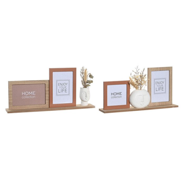 Фоторамка DKD Home Decor 30 x 5 x 19 cm Цветок Лицо Керамика Смола Разноцветный Деревянный MDF город (2 штук) Фоторамка DKD Home Decor 30 x 5 x 19 cm Цветок Лицо Керамика Смола Разноцветный Деревянный MDF город (2 штук)