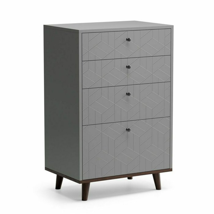 Высокий комод Twin TW020 серого цвета Высокий комод Twin TW020 серого цвета