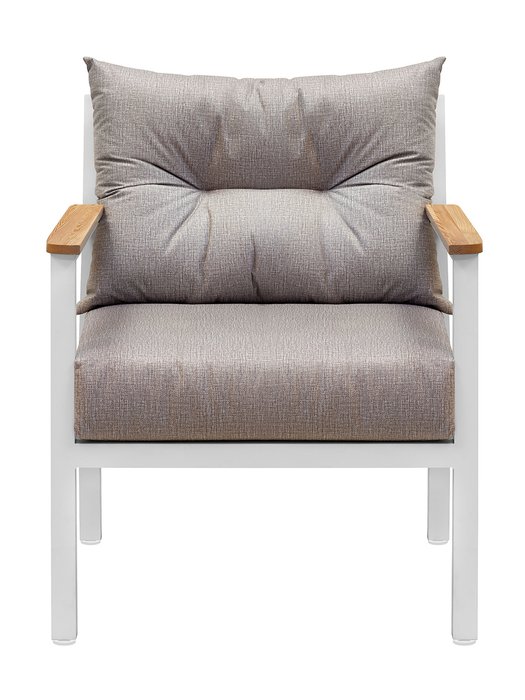 Кресло Santorini бело-серого цвета - купить Садовые кресла по цене 51219.0