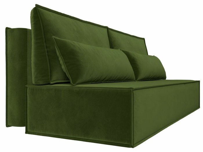 Прямой диван-кровать Фабио зеленого цвета - лучшие Прямые диваны в INMYROOM