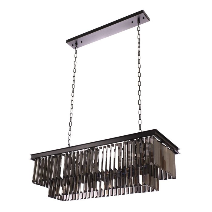 Каскадная люстра Prism 10018/800R (хрусталь, цвет серый)