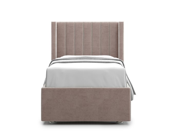 Кровать Premium Mellisa 2 90 коричнево-бежевого цвета с подъемным механизмом  - купить Кровати для спальни по цене 64500.0