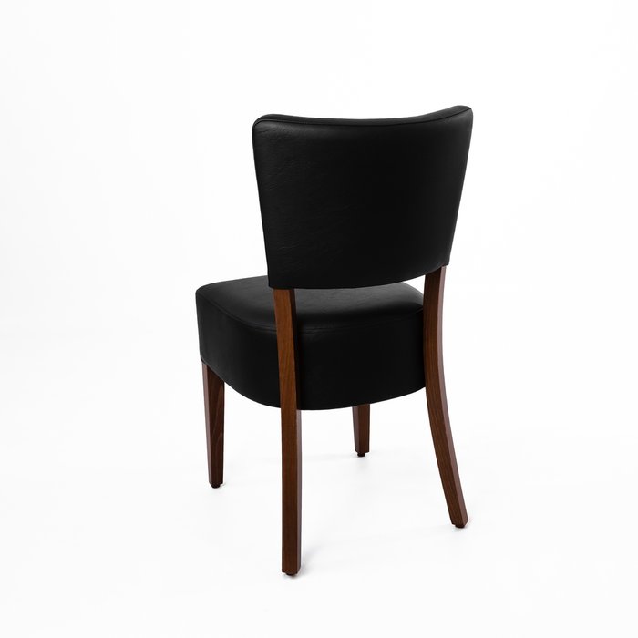 Банкетный стул Isabela черного цвета - лучшие Обеденные стулья в INMYROOM