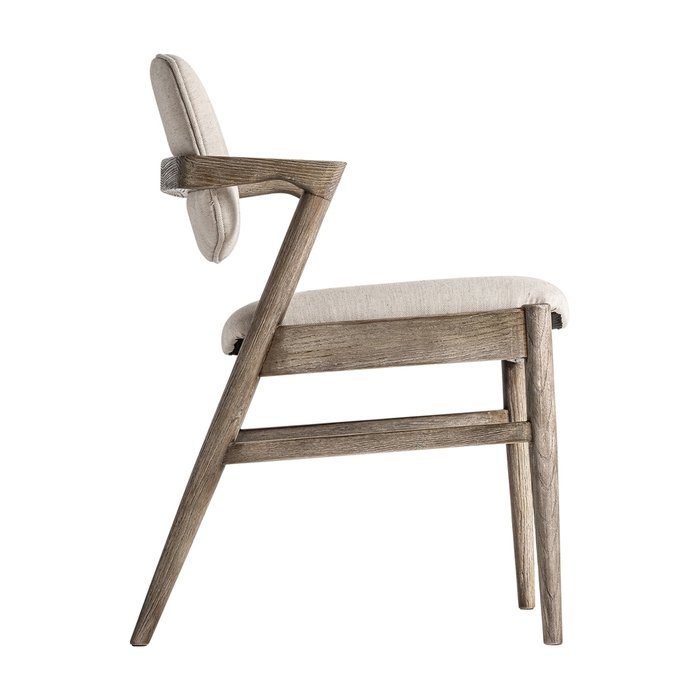 Стул Polch бело-бежевого цвета - лучшие Обеденные стулья в INMYROOM