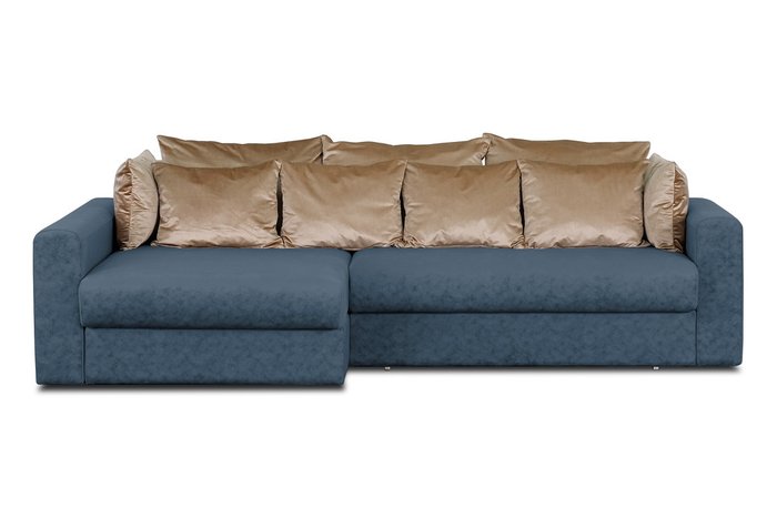 Угловой диван-кровать Мэдисон Черри темно-бирюзового цвета
