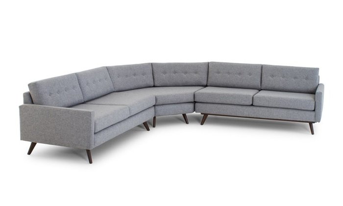 Модульный угловой диван в скандинавском стиле - купить Угловые диваны по цене 164900.0