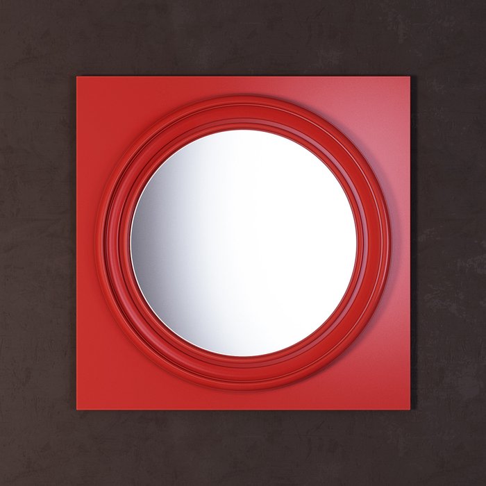 Зеркало Town Red красного цвета Зеркало Town Red красного цвета