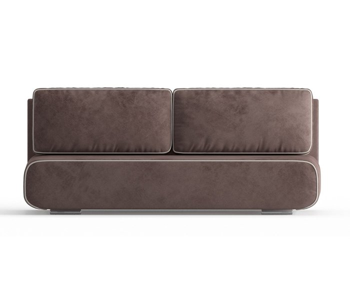 Диван-кровать Рени в обивке из велюра светло-коричневого цвета - купить Прямые диваны по цене 27990.0